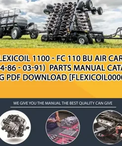 Flexicoil 1100 - Fc 110 Bu Air Cart (04-86 - 03-91) Parts Manual Catalog PDF Download