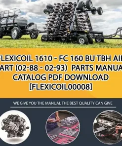 Flexicoil 1610 - Fc 160 Bu Tbh Air Cart (02-88 - 02-93) Parts Manual Catalog PDF Download