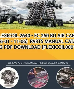 Flexicoil 2640 - Fc 260 Bu Air Cart (06-01 - 11-06) Parts Manual Catalog PDF Download