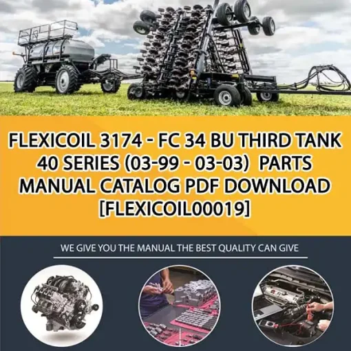 Flexicoil 3174 - Fc 34 Bu Third Tank 40 Series (03-99 - 03-03) Parts Manual Catalog PDF Download