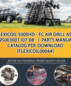 Flexicoil 5000Hd - Fc Air Drill Asn Y9S003001 (07-08 - ) Parts Manual Catalog PDF Download