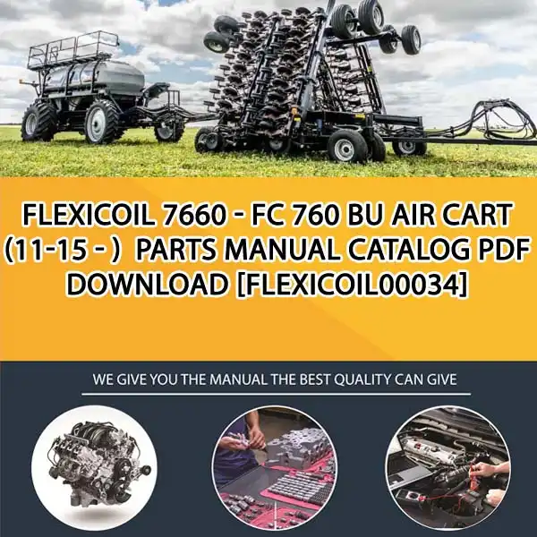 Flexicoil 7660 - Fc 760 Bu Air Cart (11-15 - ) Parts Manual Catalog PDF Download
