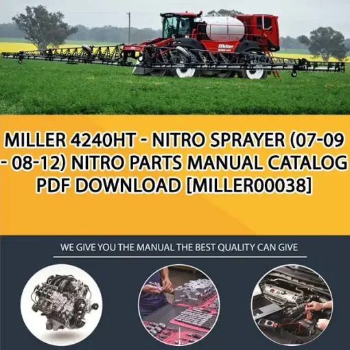 Miller 4240Ht - Nitro Sprayer (07-09 - 08-12) Nitro Parts Manual Catalog PDF Download