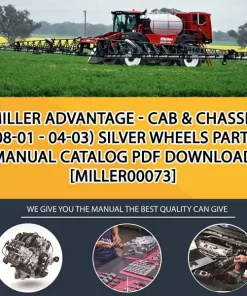 Miller Advantage - Cab & Chassis (08-01 - 04-03) Silver Wheels Parts Manual Catalog PDF Download