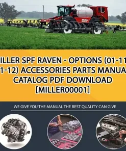 Miller Spf Raven - Options (01-11 - 01-12) Accessories Parts Manual Catalog PDF Download