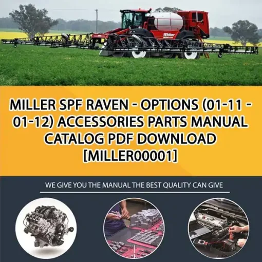 Miller Spf Raven - Options (01-11 - 01-12) Accessories Parts Manual Catalog PDF Download