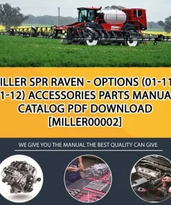 Miller Spr Raven - Options (01-11 - 01-12) Accessories Parts Manual Catalog PDF Download