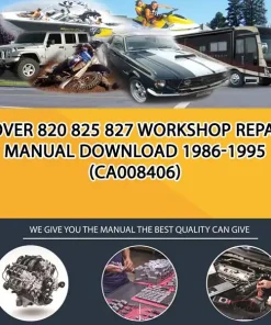 Rover 820 825 827 Workshop Repair Manual Download 1986-1995 (CA008406)