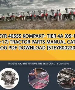 Steyr 4055S Kompakt- Tier 4A (05-14 - 12-17) Tractor Parts Manual Catalog PDF Download