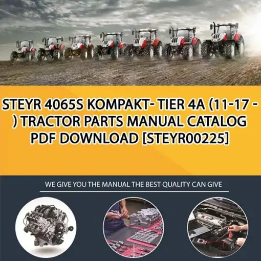 Steyr 4065S Kompakt- Tier 4A (11-17 - ) Tractor Parts Manual Catalog PDF Download