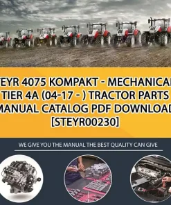 Steyr 4075 Kompakt - Mechanical - Tier 4A (04-17 - ) Tractor Parts Manual Catalog PDF Download