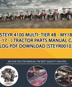 Steyr 4100 Multi- Tier 4B - My18 (10-17 - ) Tractor Parts Manual Catalog PDF Download