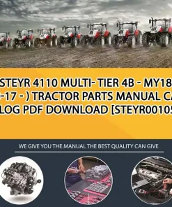 Steyr 4110 Multi- Tier 4B - My18 (10-17 - ) Tractor Parts Manual Catalog PDF Download
