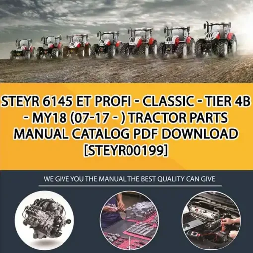 Steyr 6145 Et Profi - Classic - Tier 4B - My18 (07-17 - ) Tractor Parts Manual Catalog PDF Download