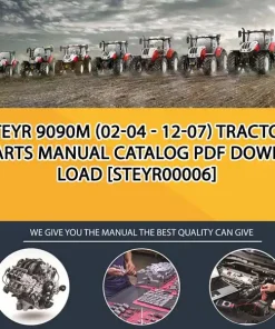 Steyr 9090M (02-04 - 12-07) Tractor Parts Manual Catalog PDF Download