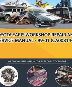 Toyota Yaris Workshop Repair And Service Manual - 99-01 (CA008144)