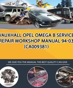 Vauxhall Opel Omega B Service Repair Workshop Manual 94-03 (CA009381)