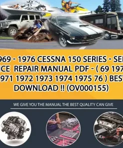 1969 - 1976 Cessna 150 Series - Service Repair Manual Pdf - ( 69 1970 1971 1972 1973 1974 1975 76 ) Best Download !! (OV000155)