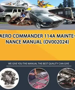 Aero Commander 114A Maintenance Manual (OV002024)