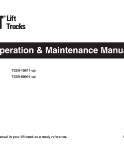 Caterpillar DP80 DP90 Extra Large Pneumatic 6-16ton Forklift Operation Maintenance Manual PDF Download