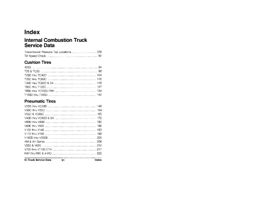 Caterpillar Forklift Interal Combustion Truck PDF Download