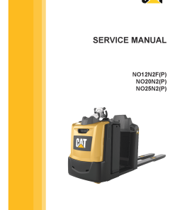 Caterpillar NO12N2F, NO20N2, NO25N2 Low Level Order Picker Forklift Repair Service Workshop Manual PDF Download