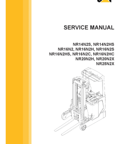 Caterpillar NR16N2, NR16N2H, NR16N2HS Reach Truck Forklift Repair Service Workshop Manual PDF Download