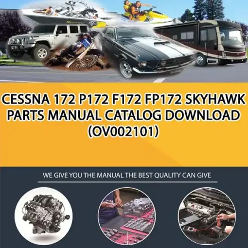 Cessna 172 P172 F172 Fp172 Skyhawk Parts Manual Catalog Download (OV002101)