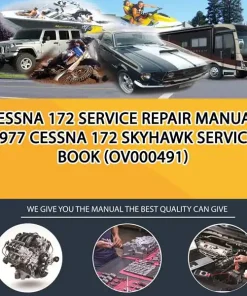 Cessna 172 Service Repair Manual 1977 Cessna 172 Skyhawk Service Book (OV000491)