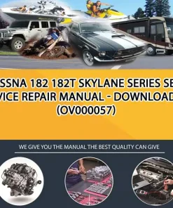 Cessna 182 182T Skylane Series Service Repair Manual - Download (OV000057)