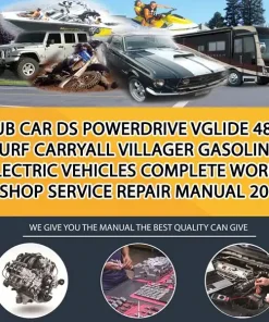Club Car Ds Powerdrive Vglide 48 Iq Turf Carryall Villager Gasoline Electric Vehicles Complete Workshop Service Repair Manual 20 (OV000165)
