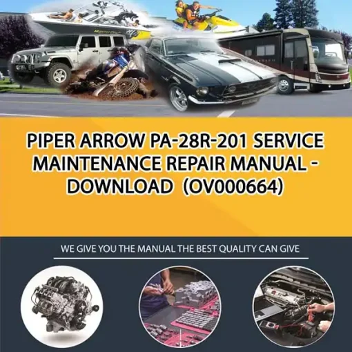 Piper Arrow Pa-28R-201 Service Maintenance Repair Manual - Download (OV000664)
