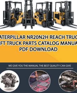 Caterpillar NR20N2H Reach Truck Lift Truck Parts Catalog Manual PDF Download