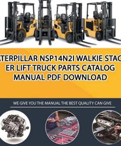 Caterpillar NSP14N2I Walkie Stacker Lift Truck Parts Catalog Manual PDF Download