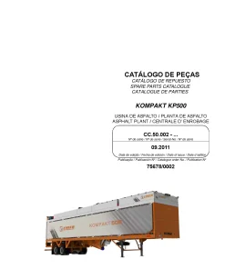 Ciber Kompakt KP500 Parts Catalog manual PDF download