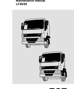 DAF LF45 LF55 Operation Maintenance Manual PDF download