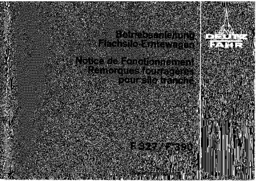 Deutz-Fahr F 327 390 Loader wagon Feeder Combs de fr Parts Manual Catalog Pdf Download