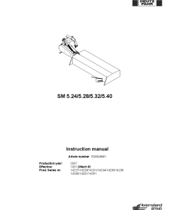 Deutz-Fahr SM5.24 Mower 2007-2009 Parts Manual Catalog Pdf Download