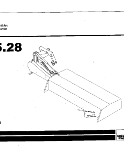 Deutz-Fahr SM5.28 Mower 2004 SN 14228 Parts Manual Catalog Pdf Download