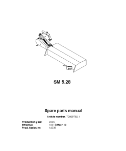 Deutz-Fahr SM5.28 Mower 2006 SN 14239 Parts Manual Catalog Pdf Download