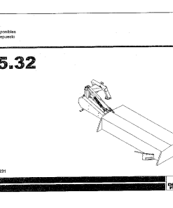 Deutz-Fahr SM5.32 Mower 2002-2003 SN 14231 Parts Manual Catalog Pdf Download