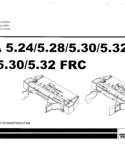 Deutz-Fahr SMA 5.24 5.28 5.30 5.32 RC Mower 2004 70009608 Parts Manual Catalog Pdf Download