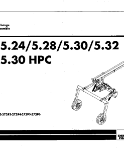 Deutz-Fahr SMA 5.24 5.28 5.30 5.32 SMA 5.30 HPC Mower 1998 Parts Manual Catalog Pdf Download