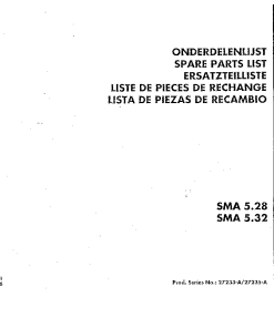 Deutz-Fahr SMA 5.28 5.32 Mower 1996 Parts Manual Catalog Pdf Download