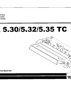 Deutz-Fahr SMA 5.30 5.32 5.35 TC Mower 2004 Parts Manual Catalog Pdf Download