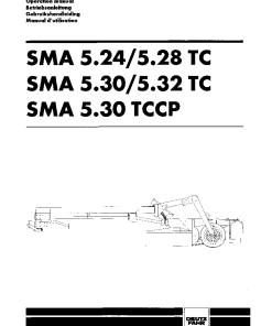 Deutz-Fahr SMA 5.30 5.32 TC Mower 1998-2000 Parts Manual Catalog Pdf Download