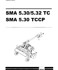 Deutz-Fahr SMA 5.30 5.32 TC SMA 5.30 TCCP Mower 1997 Parts Manual Catalog Pdf Download