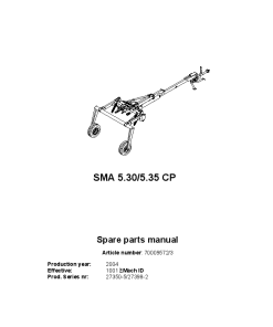Deutz-Fahr SMA 5.30 5.35 CP Mower 2004 Parts Manual Catalog Pdf Download