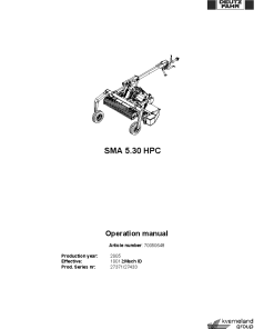 Deutz-Fahr SMA 5.30 HPC Mower 2005 Operation Maintenance Manual PDF download