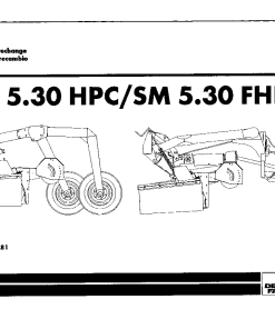 Deutz-Fahr SMA 5.30 HPC SM 5.30 FHPC Mower 1998 Parts Manual Catalog Pdf Download